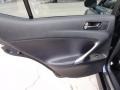 Black 2009 Lexus IS 250 AWD Door Panel