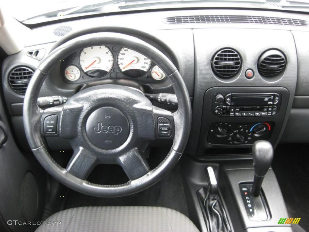 2003 Jeep Liberty Sport 4x4 Dark Slate Gray Dashboard Photo #45813725