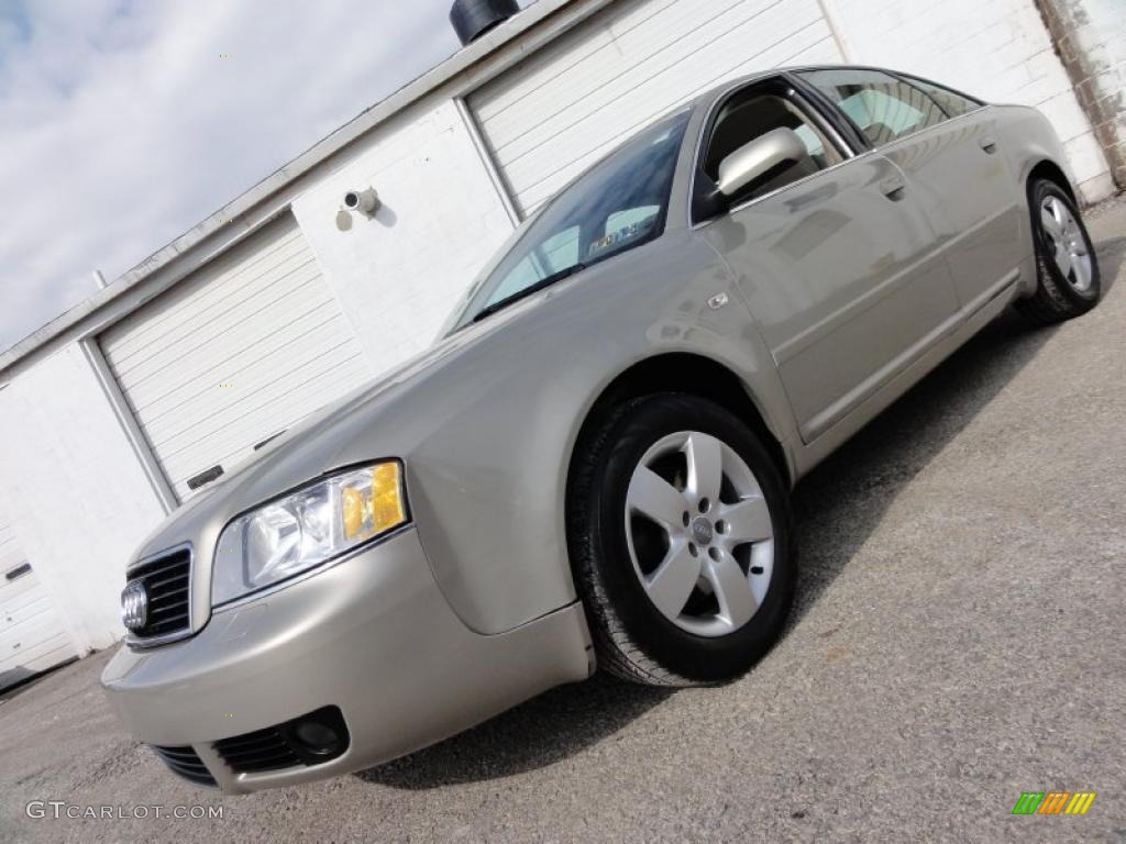 2002 A6 3.0 quattro Sedan - Canvas Beige Metallic / Beige photo #1
