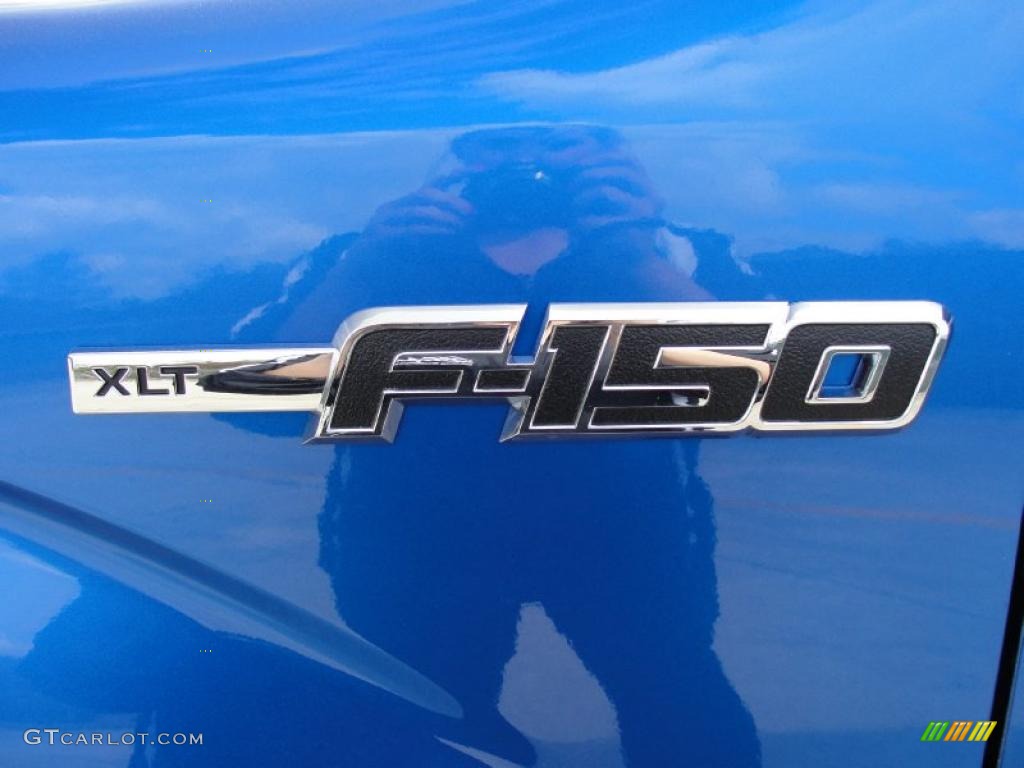 2011 F150 XLT SuperCab - Blue Flame Metallic / Steel Gray photo #13