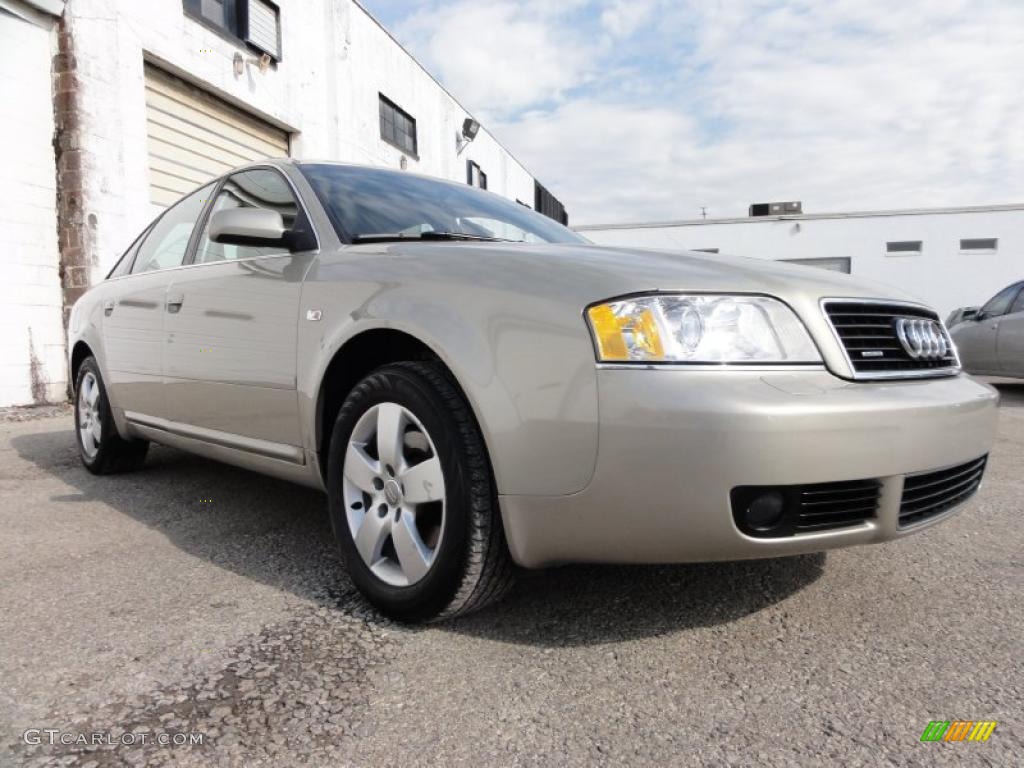 2002 A6 3.0 quattro Sedan - Canvas Beige Metallic / Beige photo #5