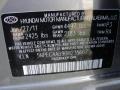 P3: Harbor Gray Metallic 2011 Hyundai Sonata SE 2.0T Color Code