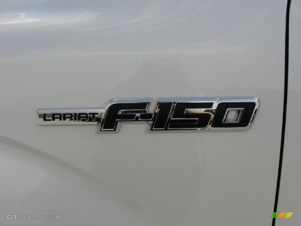 2011 F150 Lariat SuperCrew 4x4 - White Platinum Metallic Tri-Coat / Black photo #12