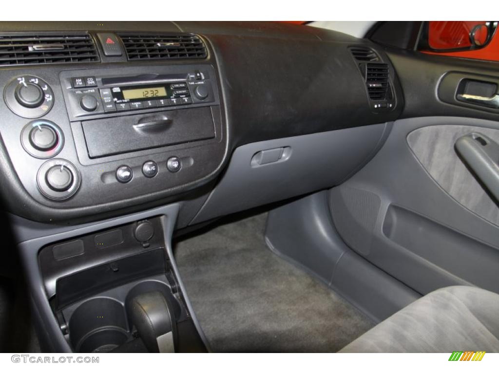 2003 Civic LX Sedan - Royal Blue / Gray photo #20