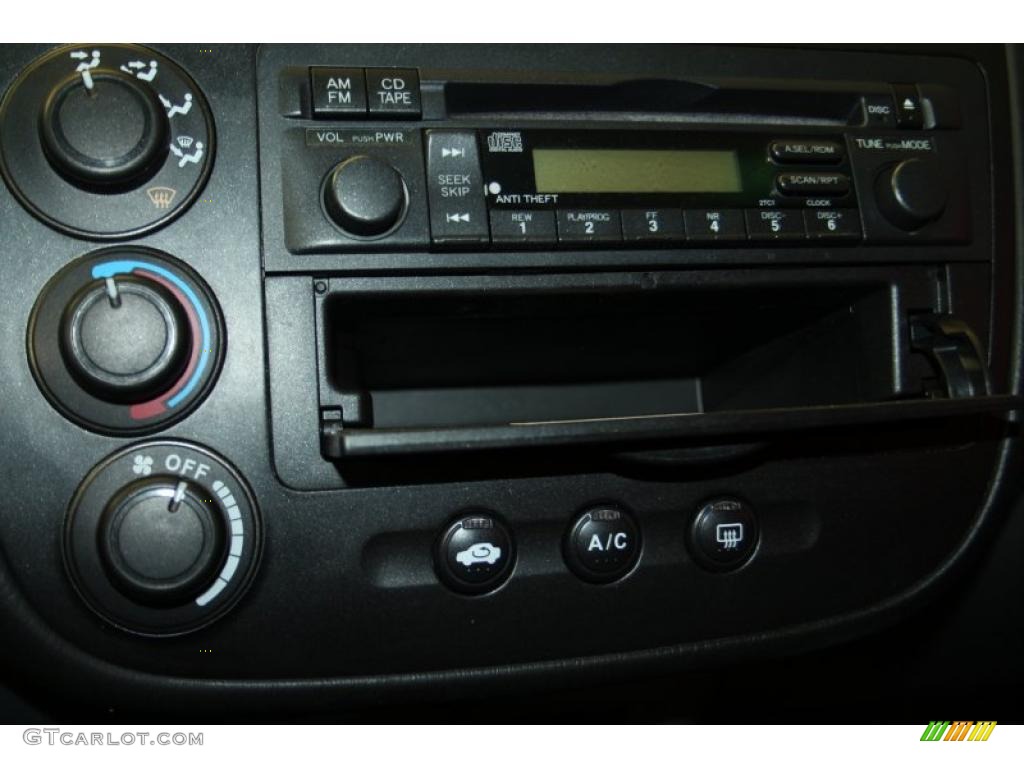 2003 Civic LX Sedan - Royal Blue / Gray photo #23