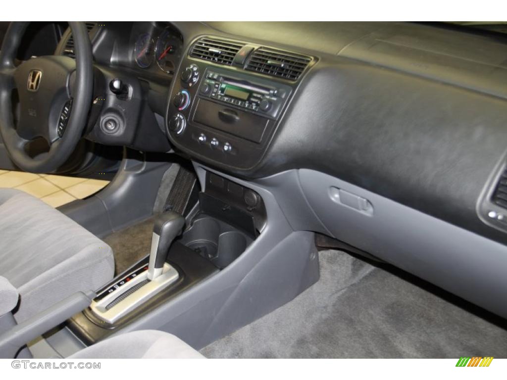 2003 Civic LX Sedan - Royal Blue / Gray photo #36