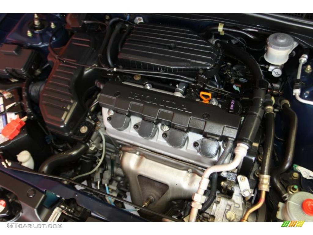 2003 Civic LX Sedan - Royal Blue / Gray photo #40