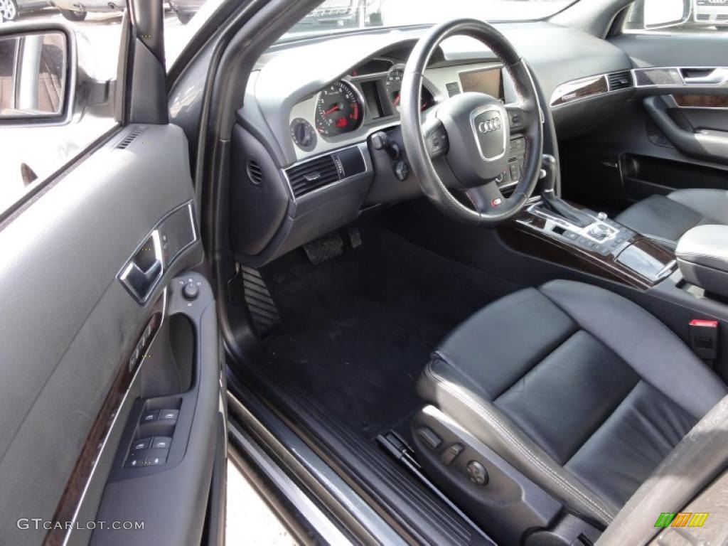 Black Interior 2008 Audi A6 3.2 quattro Sedan Photo #45816609