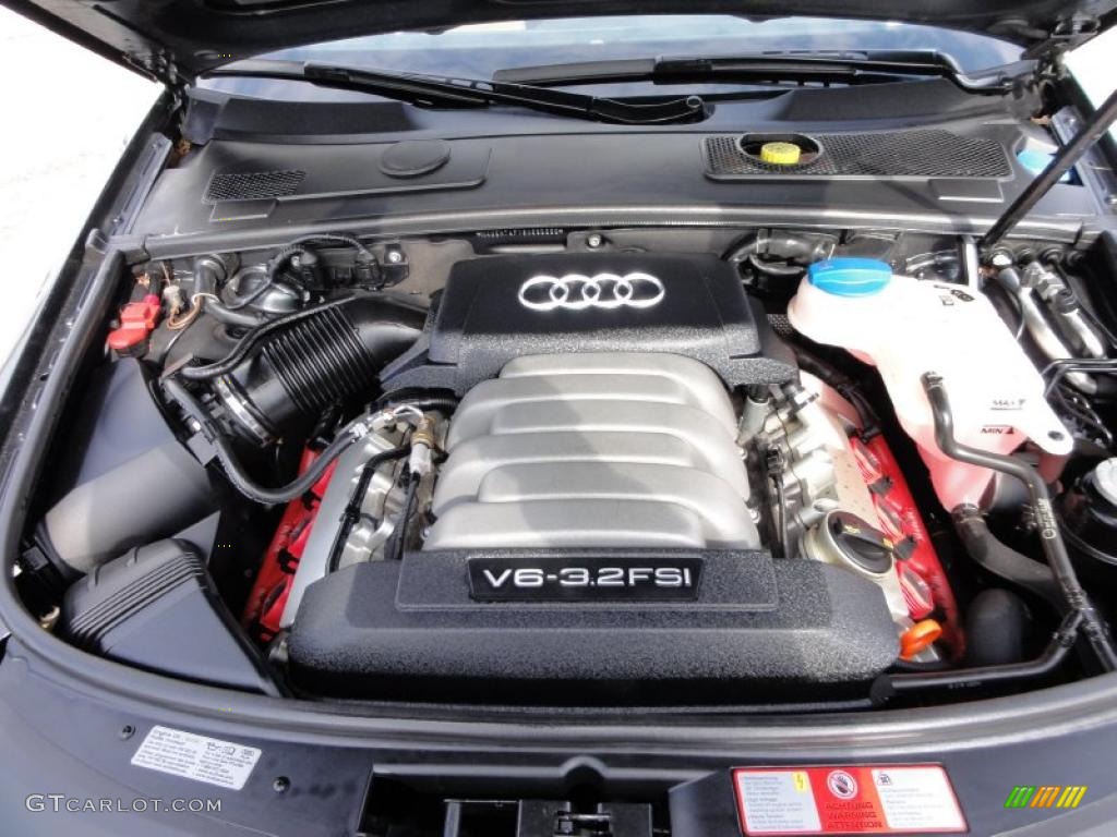 2008 Audi A6 3.2 quattro Sedan 3.2 Liter FSI DOHC 24-Valve VVT V6 Engine Photo #45816857