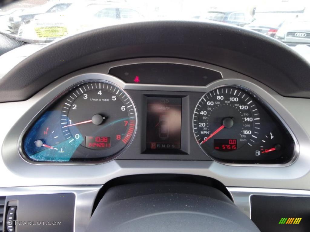 2008 Audi A6 3.2 quattro Sedan Gauges Photo #45816909