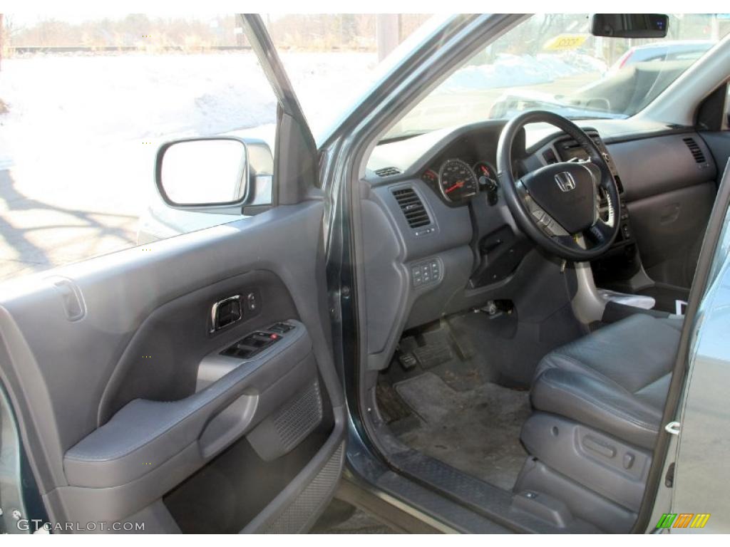 2008 Pilot EX-L 4WD - Steel Blue Metallic / Gray photo #9