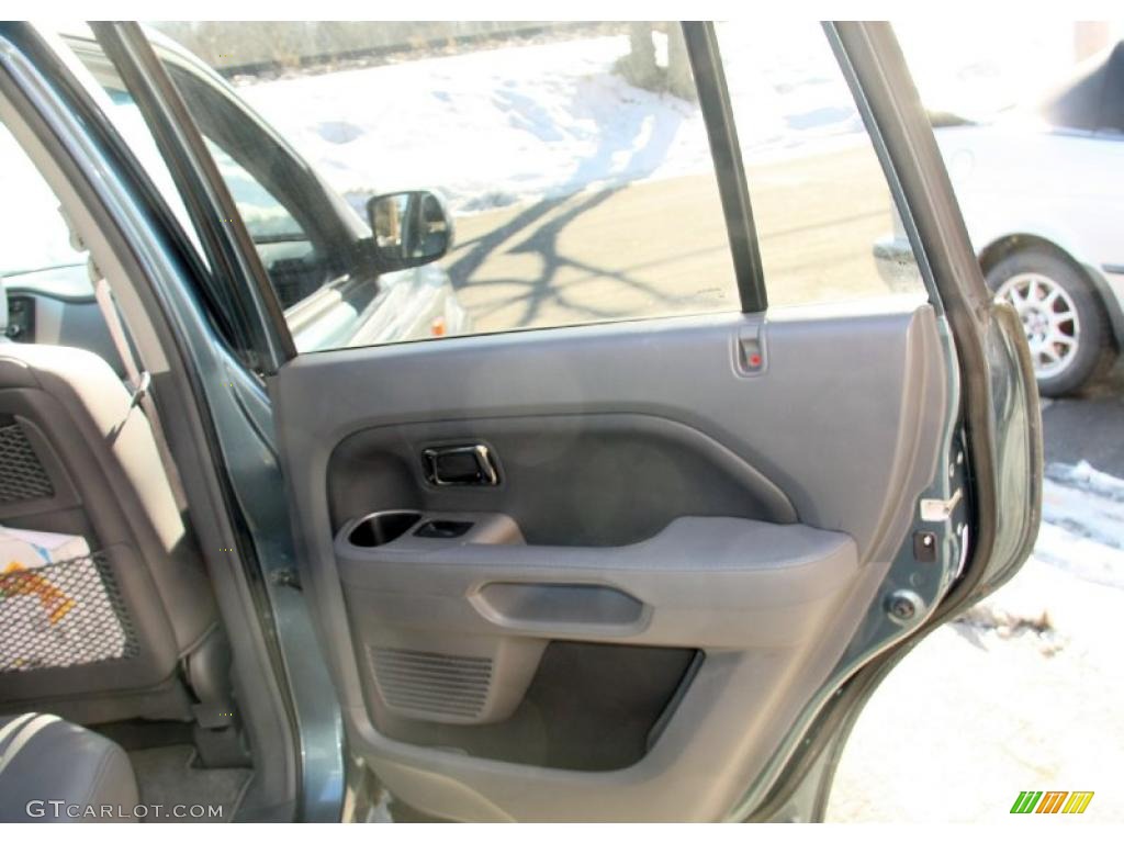 2008 Pilot EX-L 4WD - Steel Blue Metallic / Gray photo #14