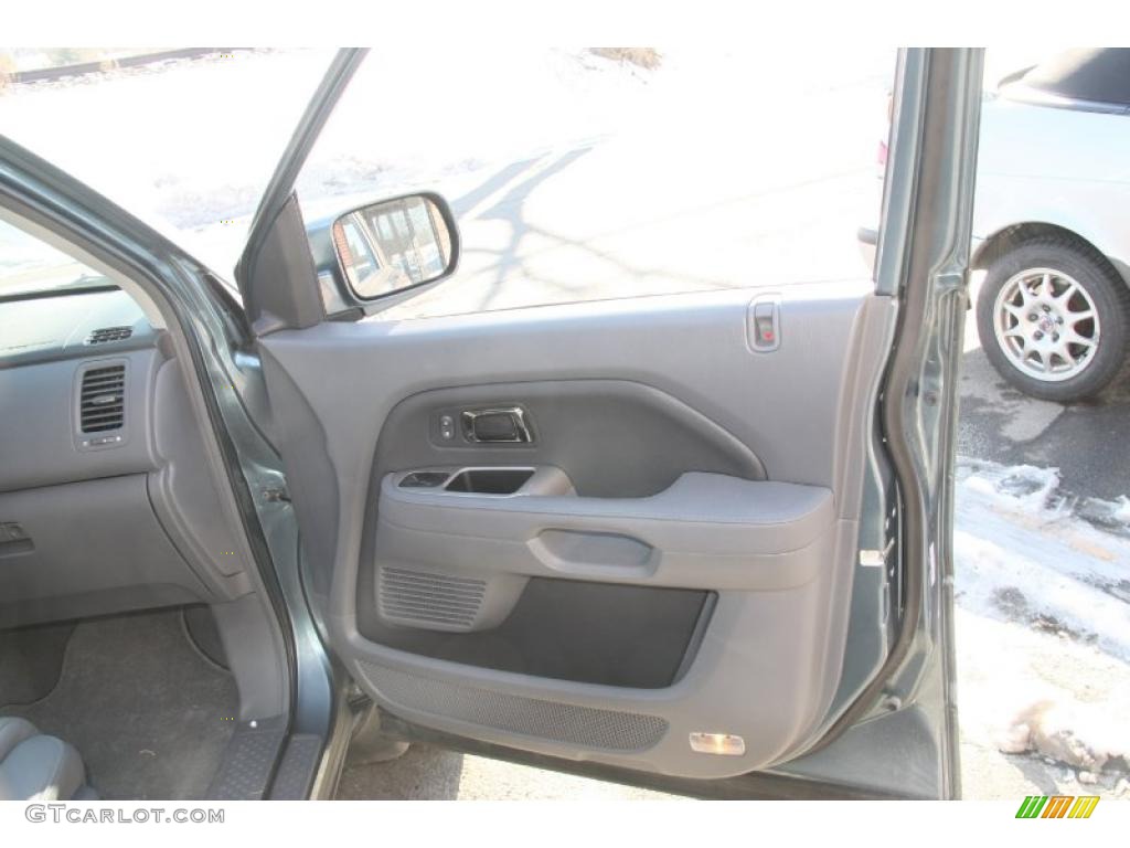 2008 Pilot EX-L 4WD - Steel Blue Metallic / Gray photo #16