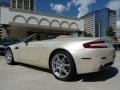 2008 Pearl White Aston Martin V8 Vantage Roadster  photo #7