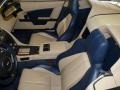  2008 V8 Vantage Roadster Sandstorm/Caspian Blue Interior