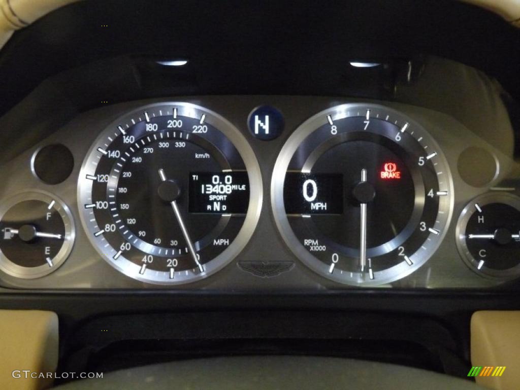 2008 Aston Martin V8 Vantage Roadster Gauges Photo #45818793