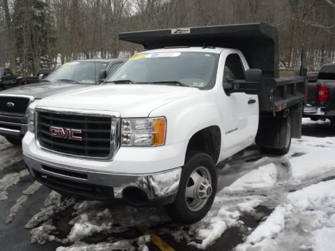 2009 GMC Sierra 3500HD Work Truck Regular Cab 4x4 Chassis Dump Truck Data, Info and Specs