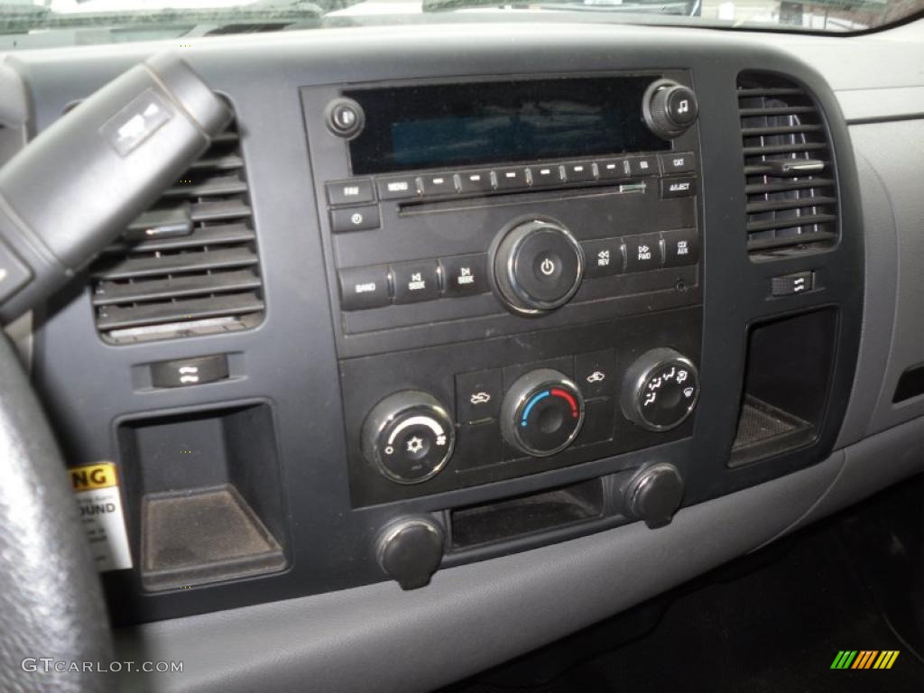 2009 GMC Sierra 3500HD Work Truck Regular Cab 4x4 Chassis Dump Truck Controls Photo #45820211
