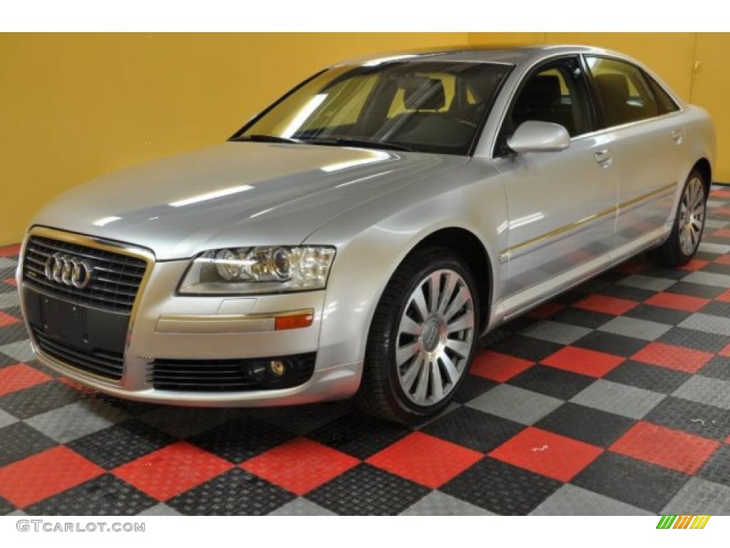 Light Silver Metallic 2007 Audi A8 L 4.2 quattro Exterior Photo #45820316