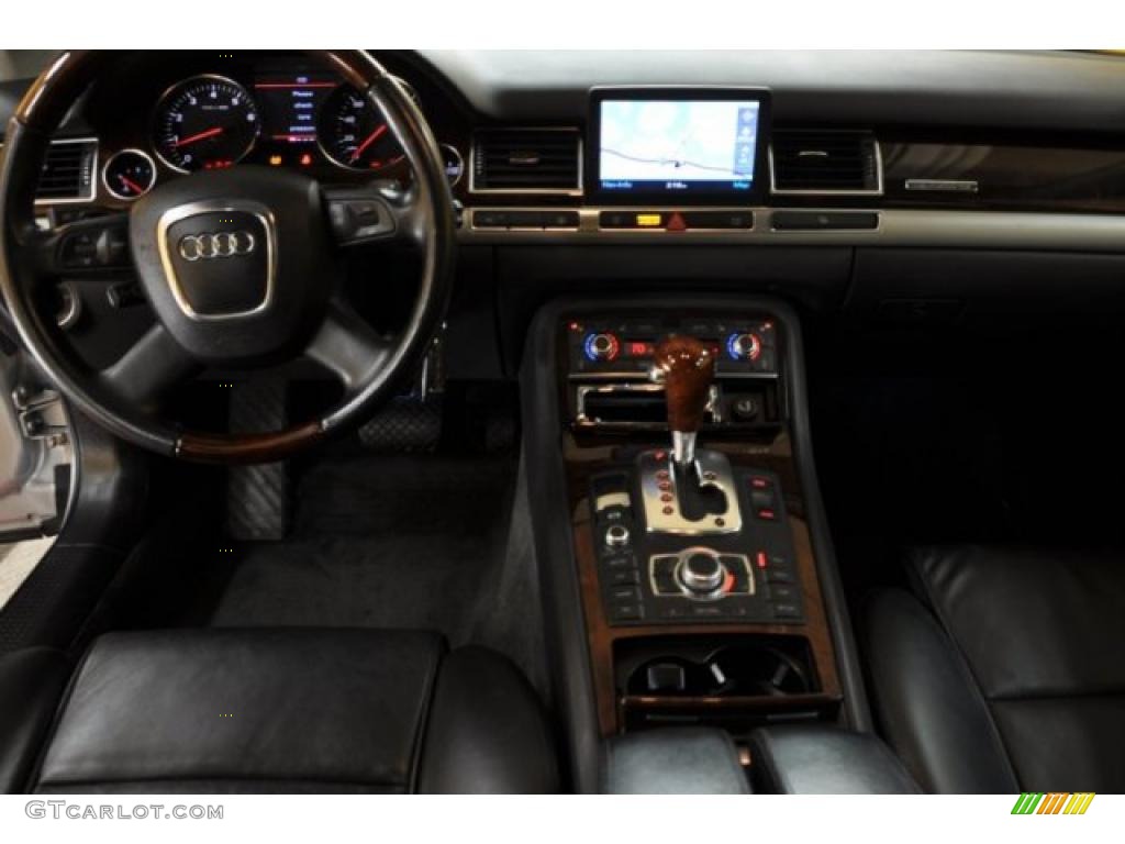 2007 Audi A8 L 4.2 quattro Black Dashboard Photo #45820565