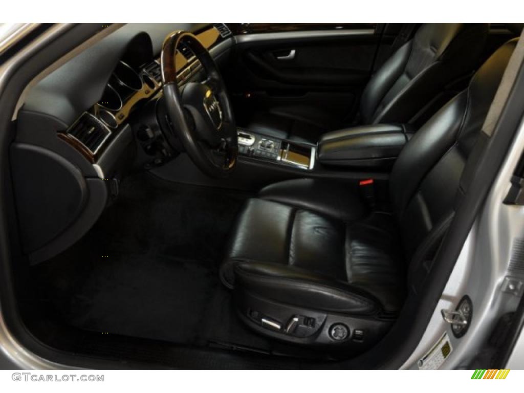 Black Interior 2007 Audi A8 L 4.2 quattro Photo #45820601