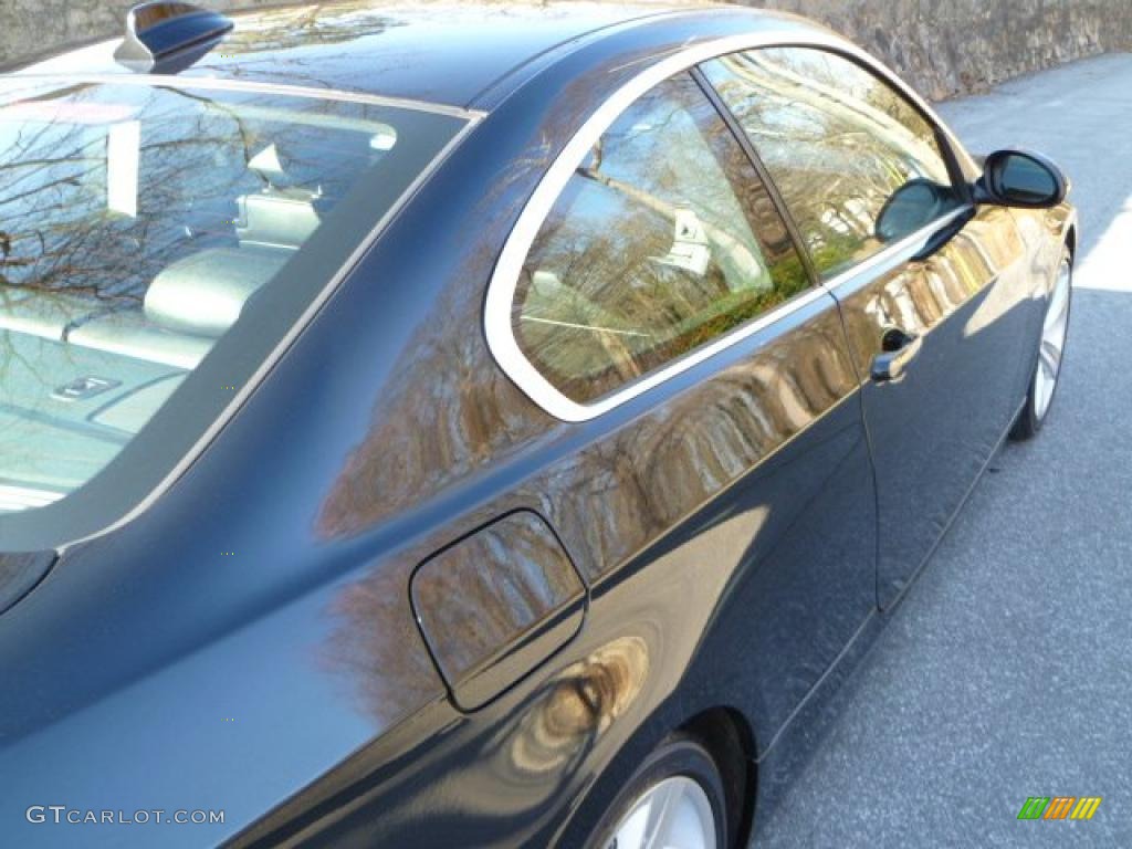 2008 3 Series 335i Coupe - Black Sapphire Metallic / Black photo #14