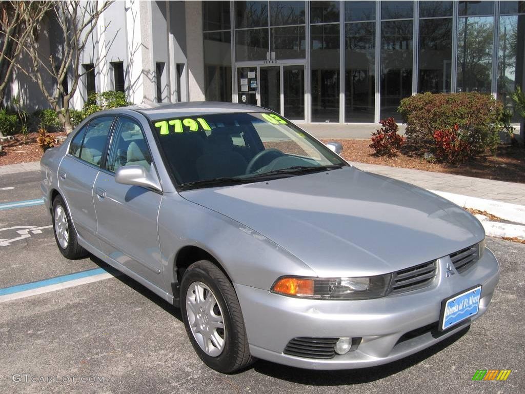 2003 Galant ES - Sterling Silver Metallic / Gray photo #1