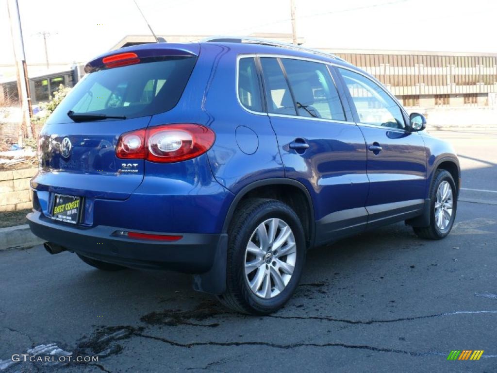 Sapphire Blue Metallic 2009 Volkswagen Tiguan SE 4Motion Exterior Photo #45821673