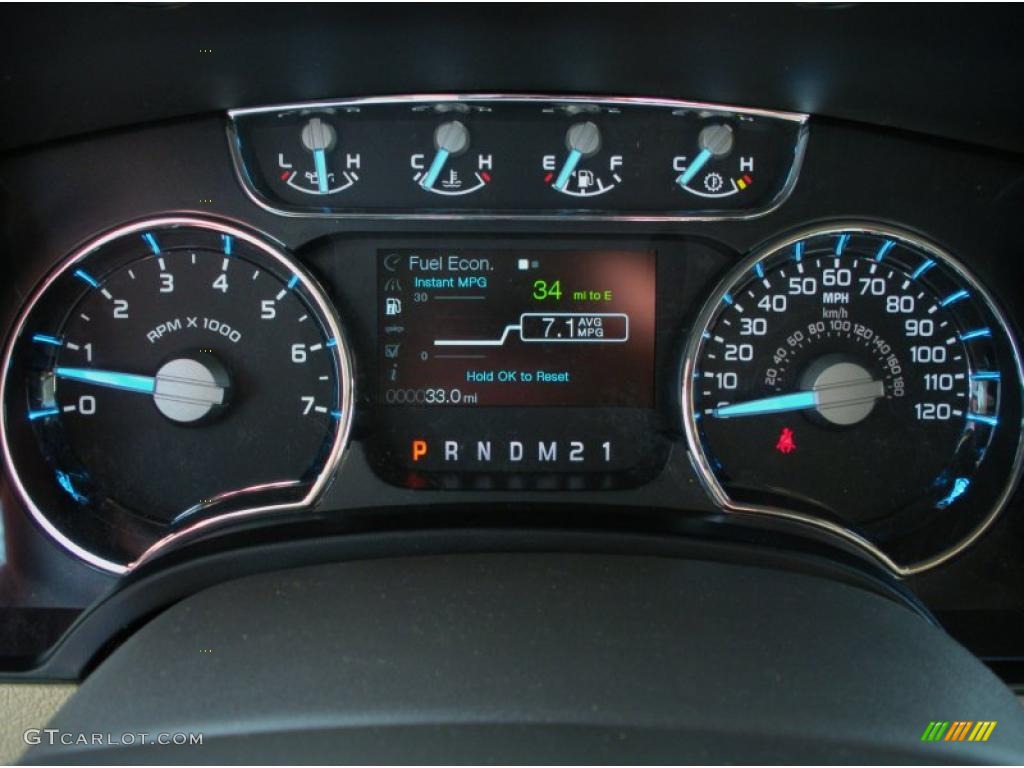 2011 Ford F150 Lariat SuperCab Gauges Photo #45822273