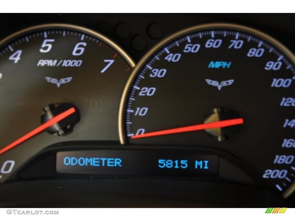 2007 Chevrolet Corvette Coupe Gauges Photo #45822533
