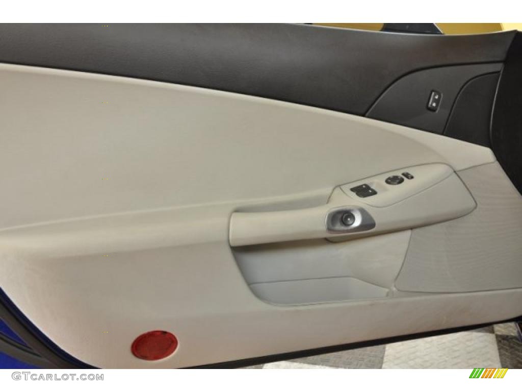 2007 Chevrolet Corvette Coupe Titanium Door Panel Photo #45822541