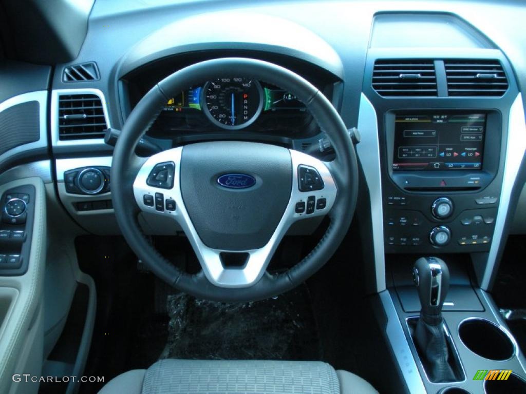 2011 Ford Explorer XLT Medium Light Stone Dashboard Photo #45822705