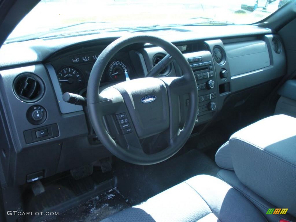2011 Ford F150 XL Regular Cab Steel Gray Dashboard Photo #45822793