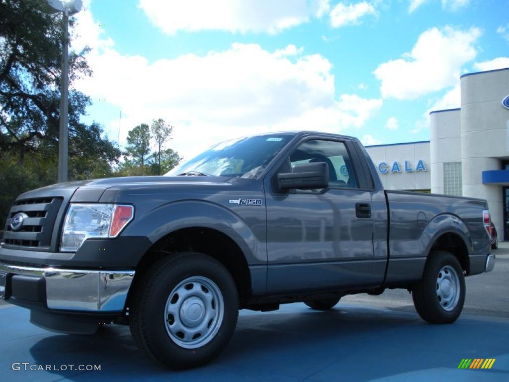 2011 F150 XL Regular Cab - Sterling Grey Metallic / Steel Gray photo #1