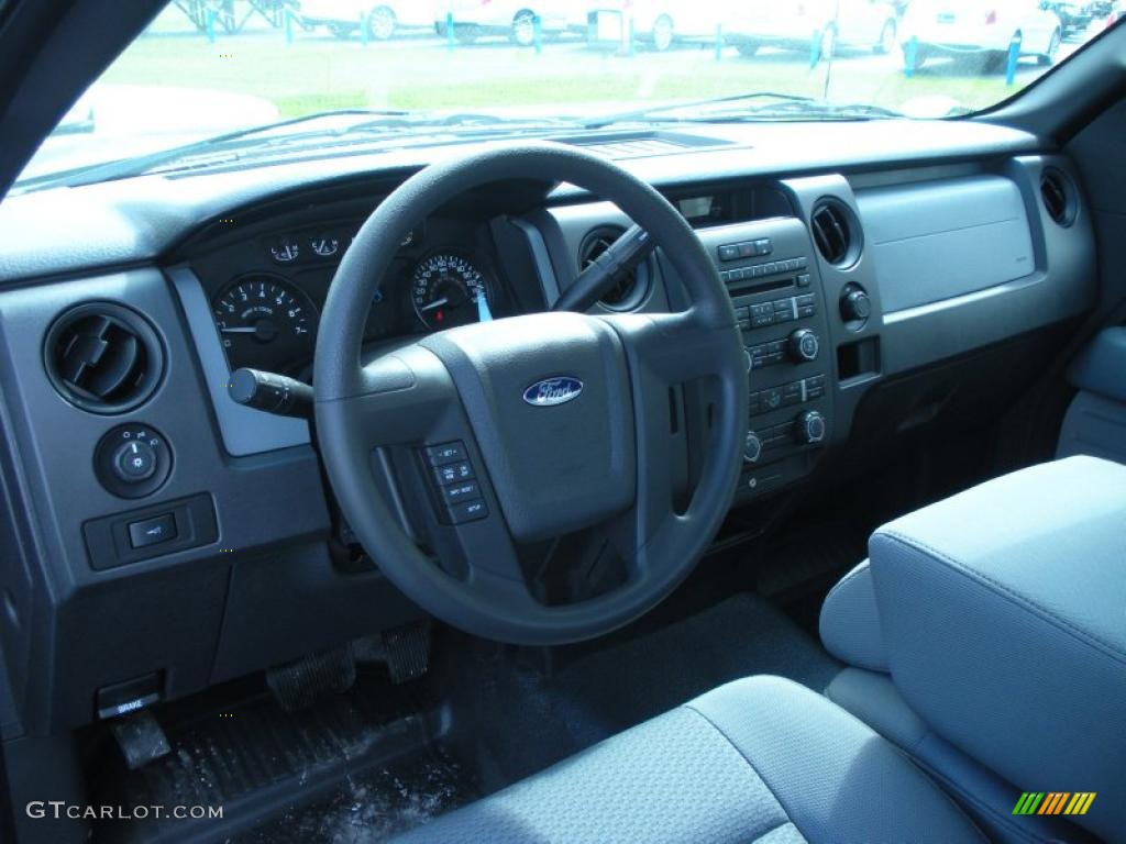 2011 Ford F150 XL Regular Cab Steel Gray Dashboard Photo #45823249