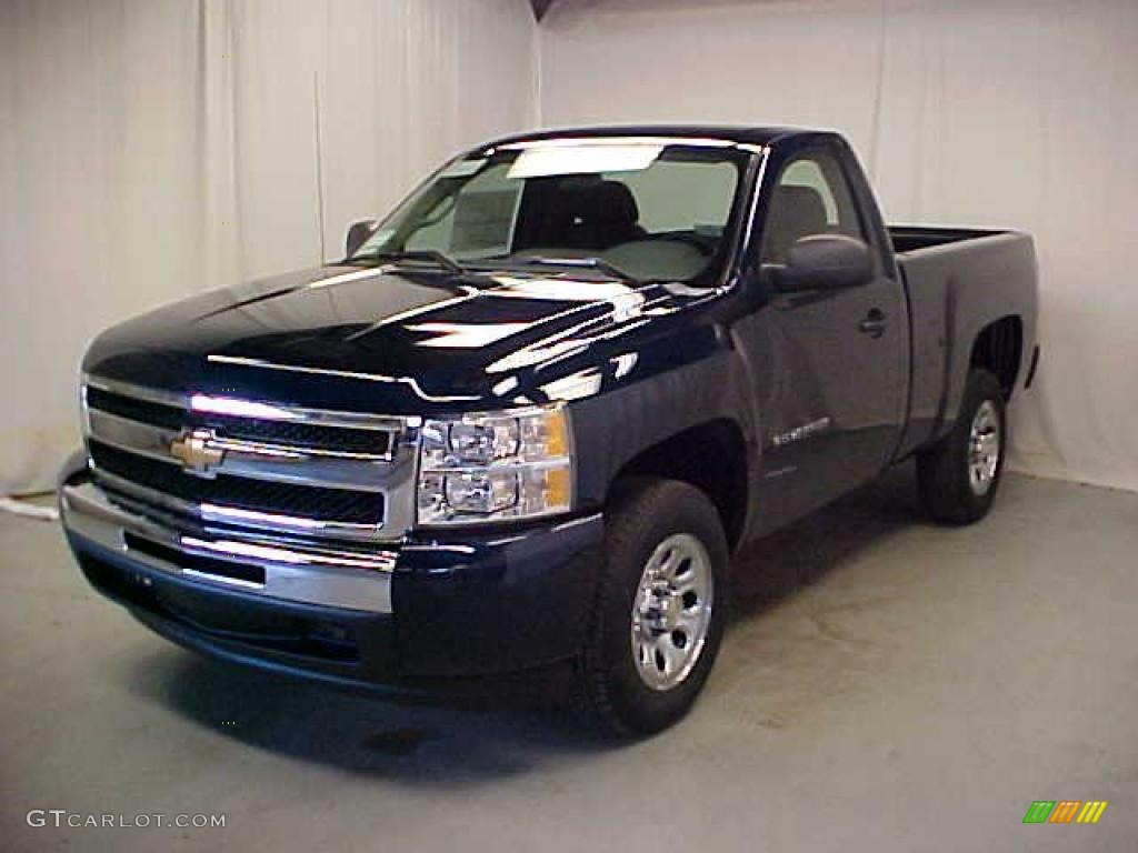 2011 Silverado 1500 Regular Cab - Imperial Blue Metallic / Dark Titanium photo #3