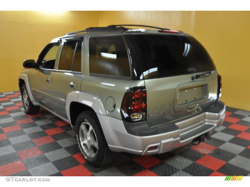 2004 TrailBlazer LT 4x4 - Silver Green Metallic / Dark Pewter photo #3