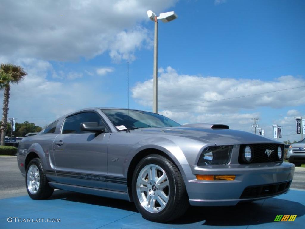 2007 Mustang GT Deluxe Coupe - Tungsten Grey Metallic / Dark Charcoal photo #7