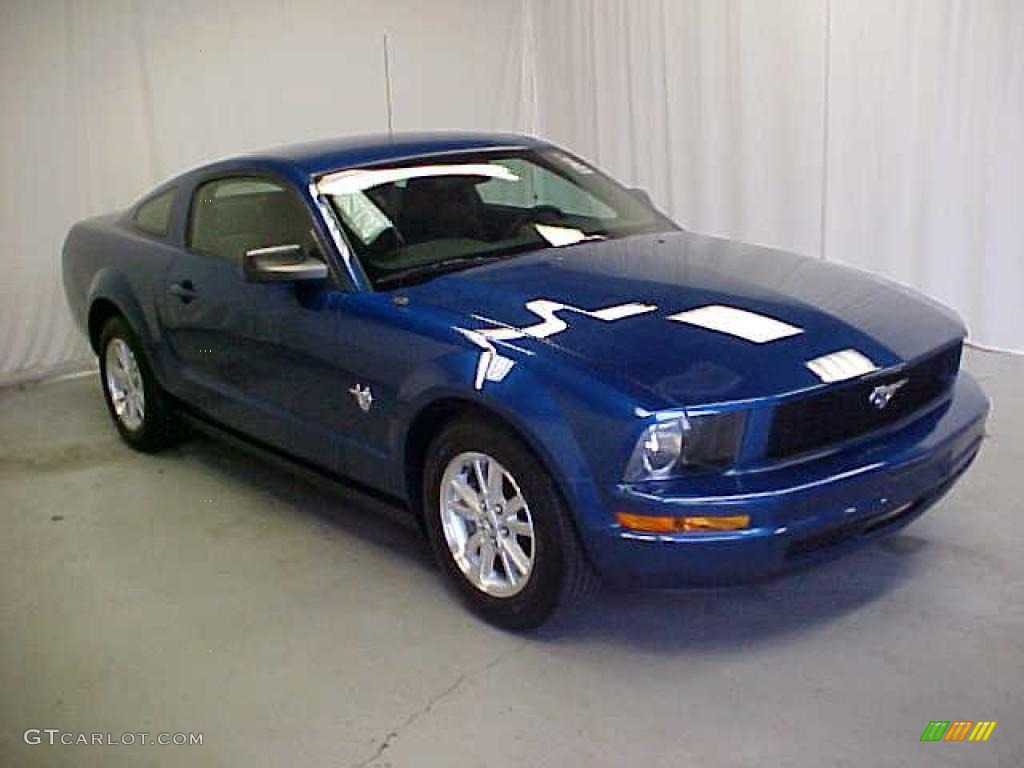 2009 Vista Blue Metallic Ford Mustang V6 Coupe 45648844