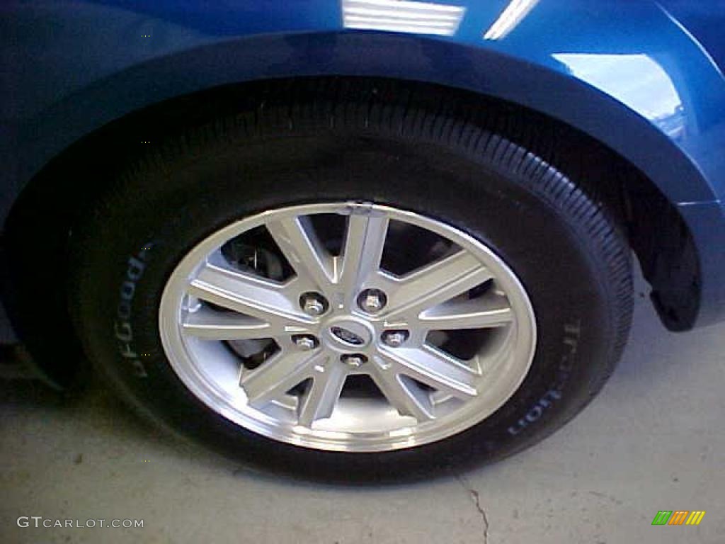 2009 Mustang V6 Coupe - Vista Blue Metallic / Dark Charcoal photo #5