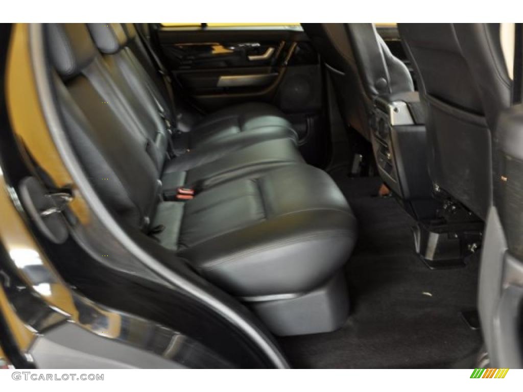 2007 Range Rover Sport Supercharged - Java Black Pearl / Ebony Black photo #16