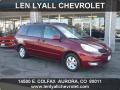 2004 Salsa Red Pearl Toyota Sienna XLE  photo #1