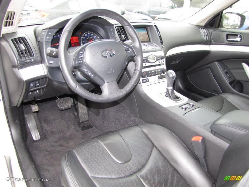 Graphite Interior 2009 Infiniti G 37 x Coupe Photo #45826465