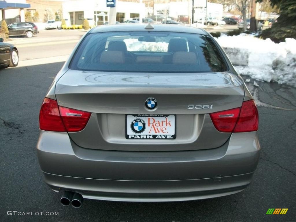 2011 3 Series 328i xDrive Sedan - Platinum Bronze Metallic / Saddle Brown Dakota Leather photo #6