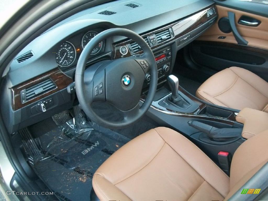 Saddle Brown Dakota Leather Interior 2011 BMW 3 Series 328i xDrive Sedan Photo #45827024