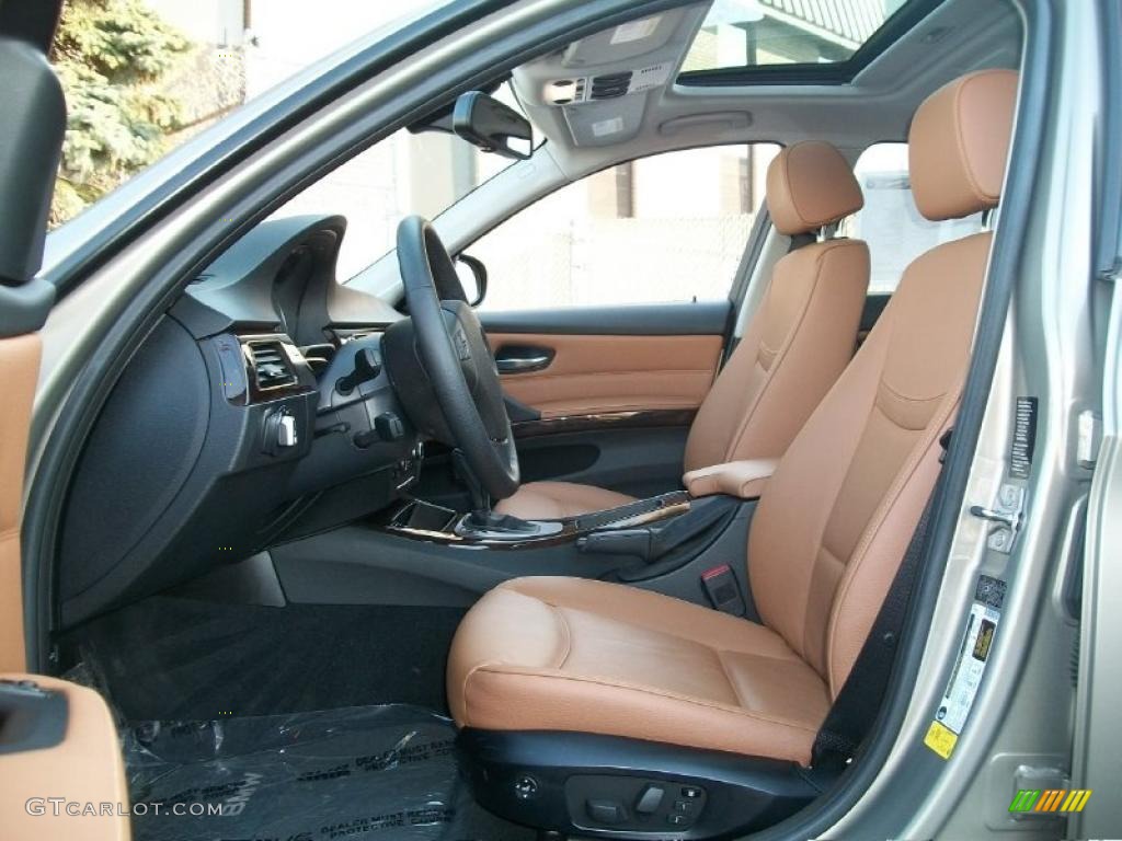 Saddle Brown Dakota Leather Interior 2011 BMW 3 Series 328i xDrive Sedan Photo #45827032