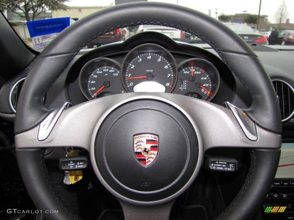 2009 Porsche Cayman Standard Cayman Model Black Steering Wheel Photo #45827116