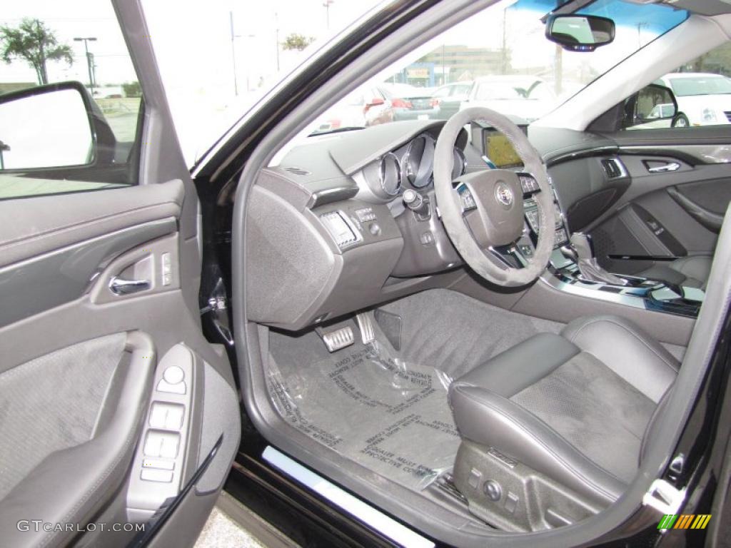 Ebony Interior 2011 Cadillac CTS -V Sedan Photo #45827449
