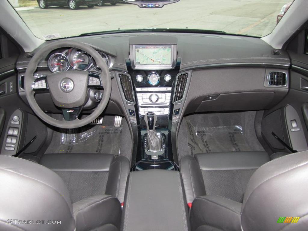 2011 Cadillac CTS -V Sedan Ebony Dashboard Photo #45827469