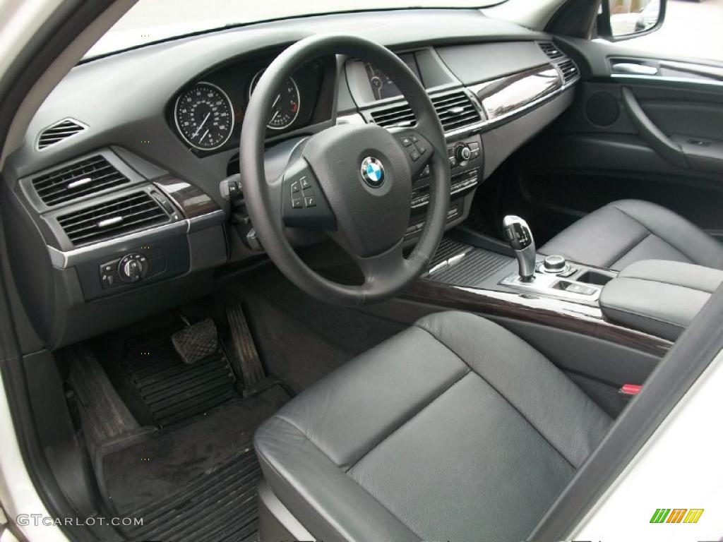 2010 BMW X5 xDrive30i Black Nevada Leather Dashboard Photo #45828205
